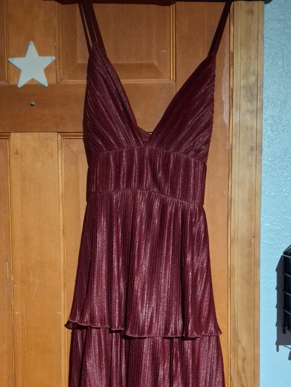 Sparkly Maroon / Deep Red Formal Dress